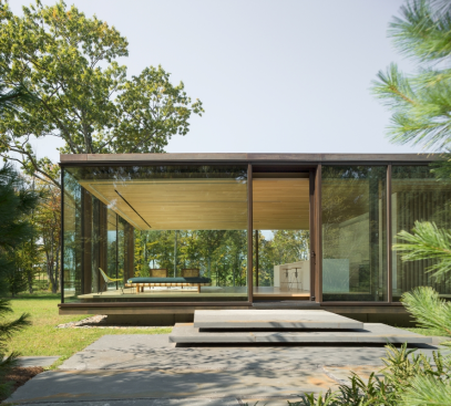 LM Guest House in Dutchess County, N.Y., by Desai Chia Architecture. Photo by Paul Warchol.