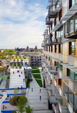 Via Verde courtyard and shared garden.