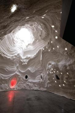 The exhibit was made using renewable plyurethane foam.