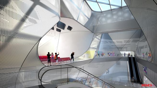 Terminal central atrium.