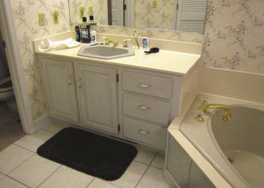 Before & After Bath ( before) Sandra Gaylord, CKD, Gaylord Design, LLC