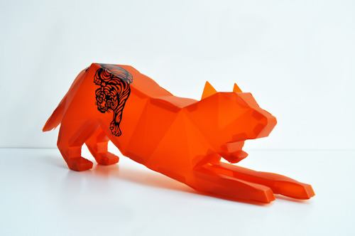 Giant Origami Tiger