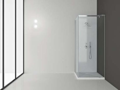 Tape shower booth