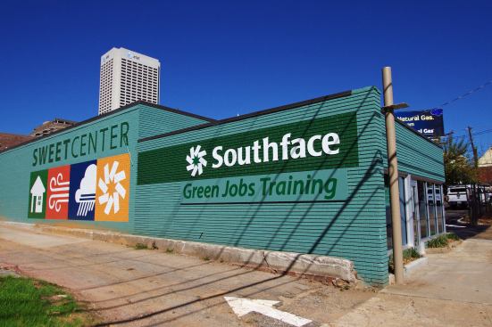 Located in downtown Atlanta, the Southeast Weatherization and Energy Efficiency Training (SWEET) Center houses Southface's weatherization and green building classes, workshops, and other training programs.