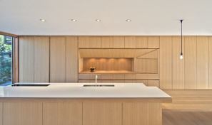 Custom millwork by KGA Custom Kitchens.