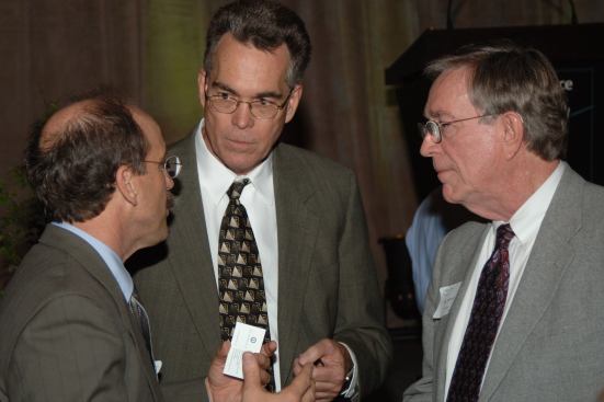 Creech has built relationships with leaders in manufacturing, building, and government. Here, he chats with Ray Anderson, the late founder of flooring company Interface and a proponent of industrial ecology and sustainability.
