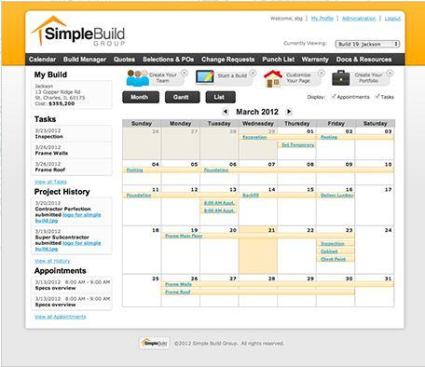SimpleBuild is an online project management application optimized for your mobile device. The app allows builders to manage all aspects of their projects from start to finish efficiently, and ultimately engages clients, subcontractors, and suppliers with the project. Features range from storing plans and drawings, to assigning and scheduling daily operations, to noting storm reports and OSHA requirements. It also offers customizable punch-out lists.