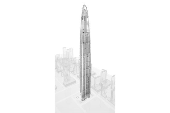Rendering showing structure. 
