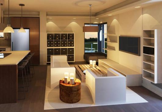 Living room.