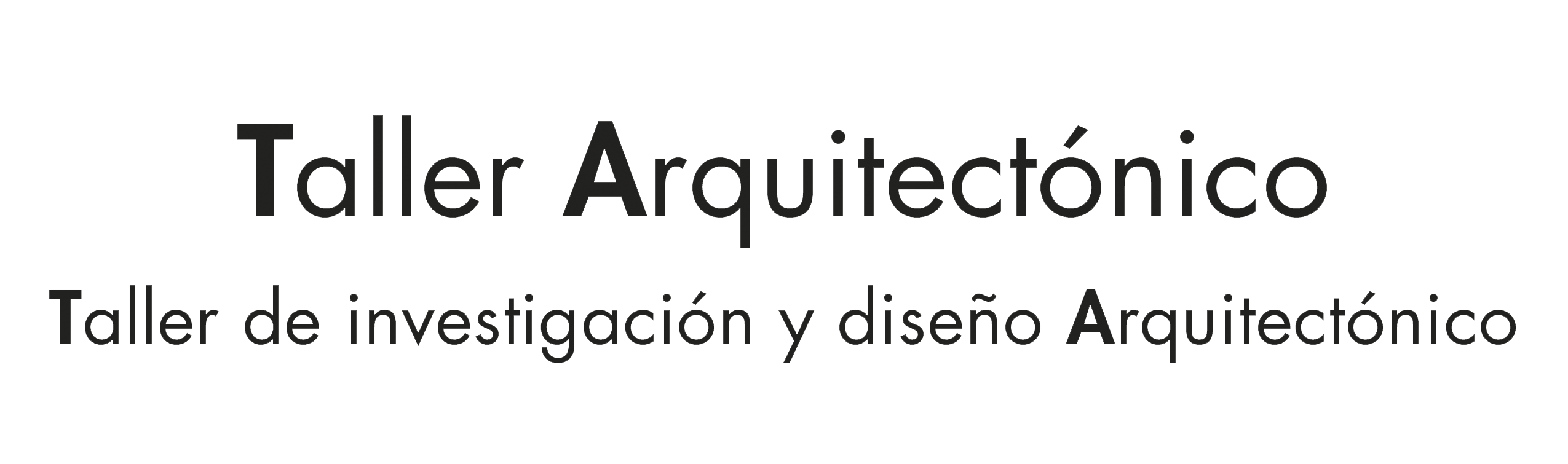 Taller Arquitectonico