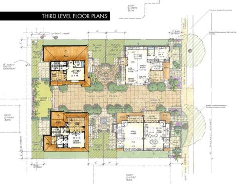 The projects third-floor plans.