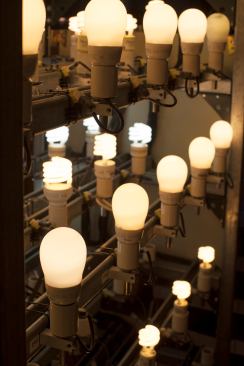 The LRC is testing more than 115 lamps for reliability in its laboratory, which is the only university-based laboratory accredited by the National Voluntary Laboratory Accredition Program.