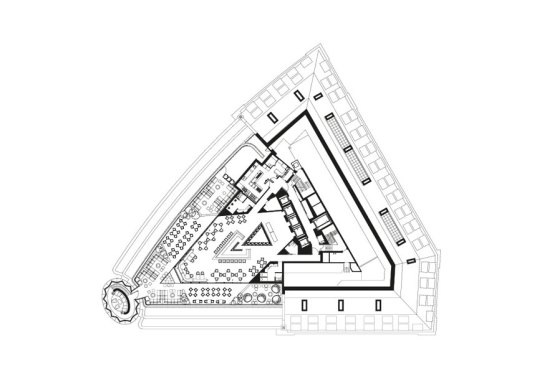 Restaurant level plan.
