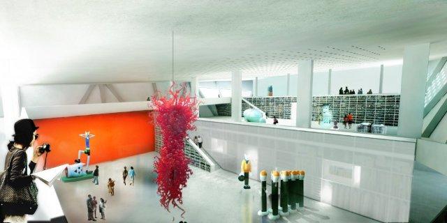 Gallery space.