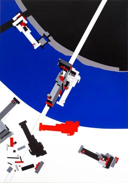 "Malevich’s Tektonik," Hadid's AA thesis from 1976-77