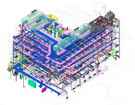 Bronx-Lebanon BIM Model: M/E/P