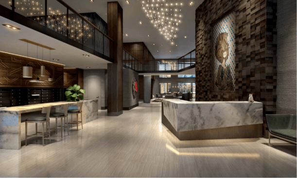 Lobby amenity.