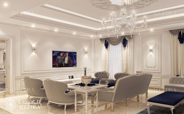 Master bedroom sitting area design
