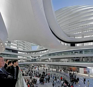 Zaha Hadid Architects' Galaxy Soho in Beijing.