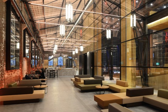 East theater foyer