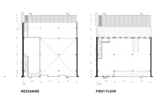 First- and second-floor plans