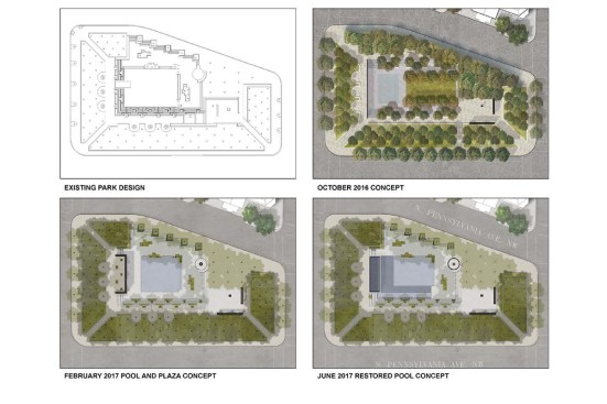 Revised design (June 2017). Submitted to National Capital Planning Commission in July 2017.
