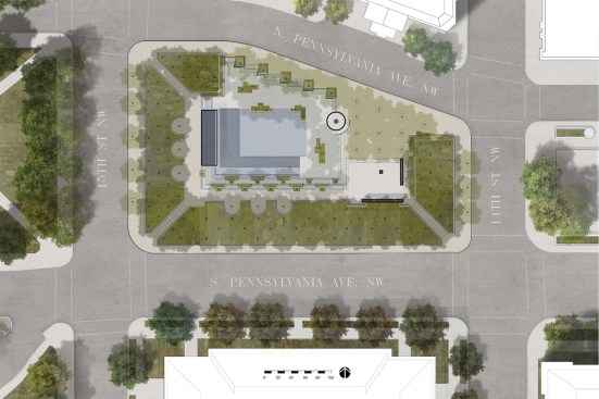 Revised design (June 2017). Submitted to National Capital Planning Commission in July 2017.