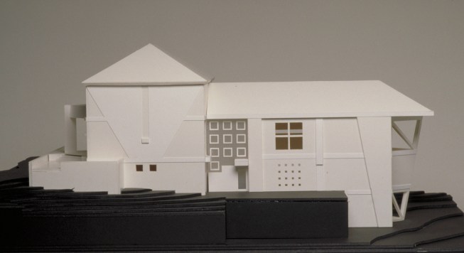 A model of the John Saunders residence