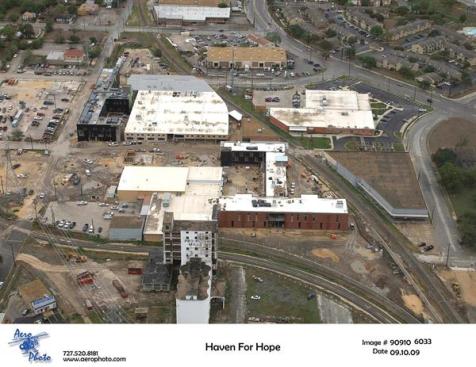 Aerial view from south