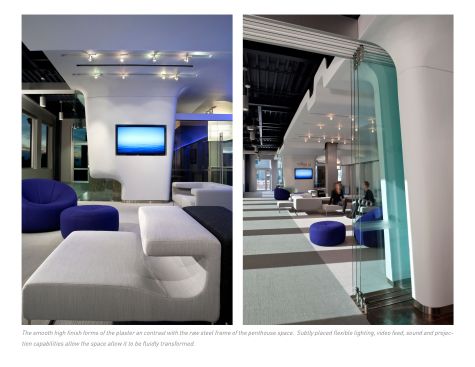 Interior, penthouse space