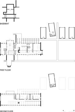 The projects floor plans. 