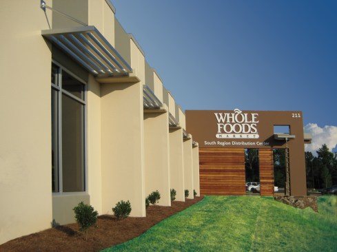 Front entrance with signage