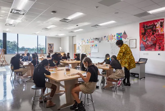 Art classroom