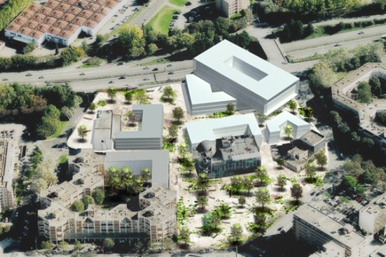 Aerial view.