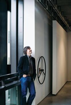 Art Stable's architect, Tom Kundig, FAIA, shown inside one of the units.