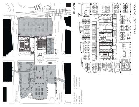 site plan and floor plan