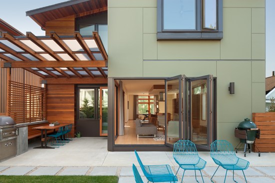 Greenlake Residence back patio