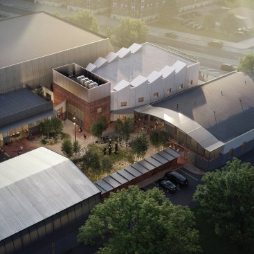 Greenspaces between the buildings will offer cultural programming.