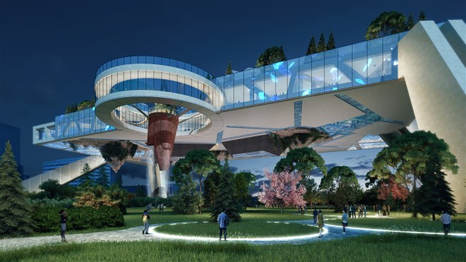 SKY GARDENS_PARK EVENING VIEW