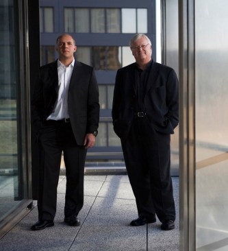 Gordon Gill (left) and Adrian Smith (right).