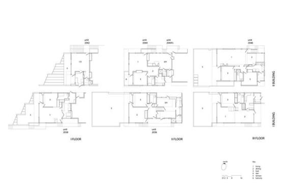 The projects floor plans.