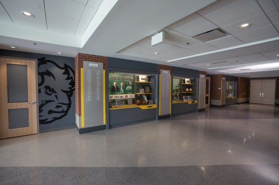 Tharaldson Hall of Fame at the SHAC showcases NDSU’s accomplishments, without sacrificing humility
