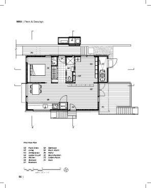 The homes first floor plan.