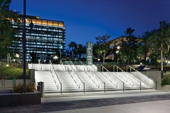 Lighting the way in Grand Park 