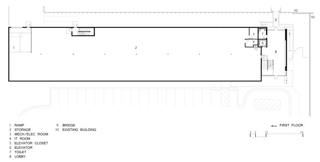 Administration 1st Floor Plan Diagram