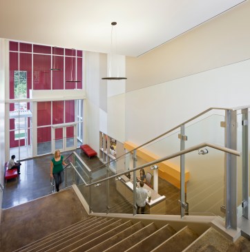 Entry stair.