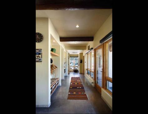 View of main hallway through Casita.