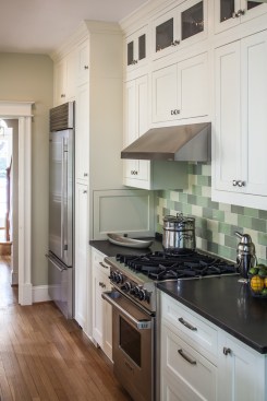 Redesigned kitchen.