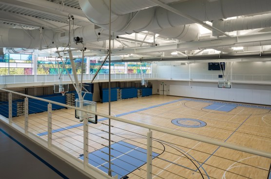 View+of+gymnasium+from+indoor+running+track
