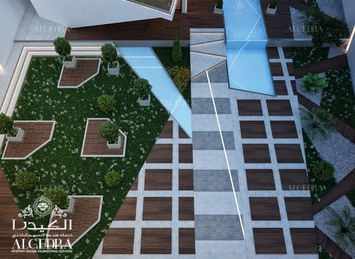 Modern villa exterior design
